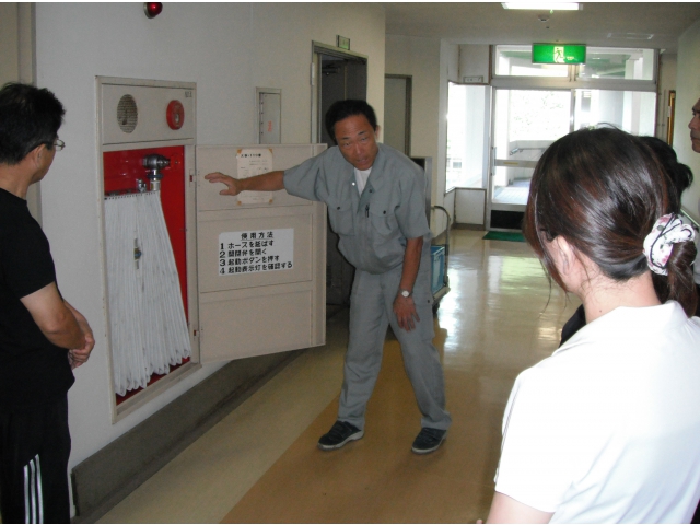 消火栓の取扱い方法