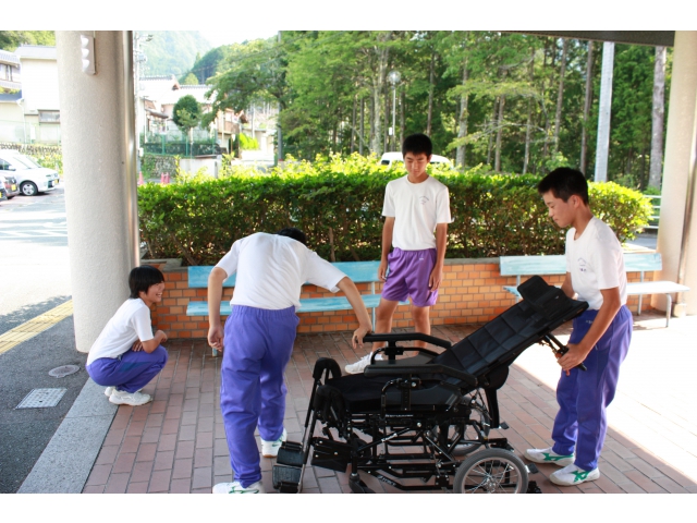 初めての車椅子体験