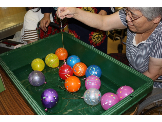 上手く、すくえるかな……