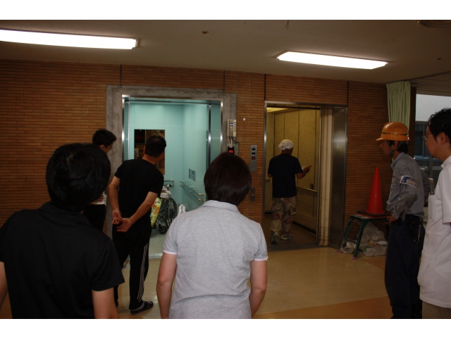 待望のエレベーターです！