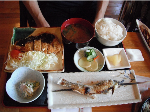 オススメは
「鮎の塩焼き」です！