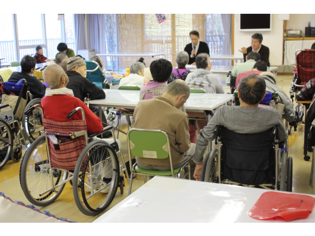 沢山の利用者が参加されています。