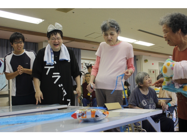 ゲームコーナーの一コマ