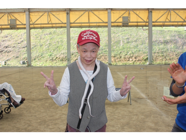 蛇と一緒に！？