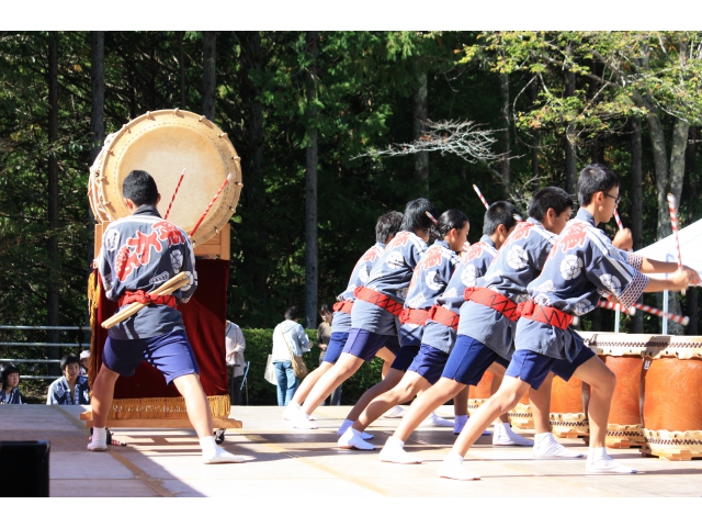 長篠陣太鼓の皆さん　迫力ありました