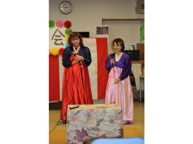 紅組のトップバッター