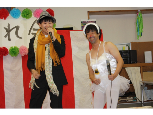 白組のトップバッター