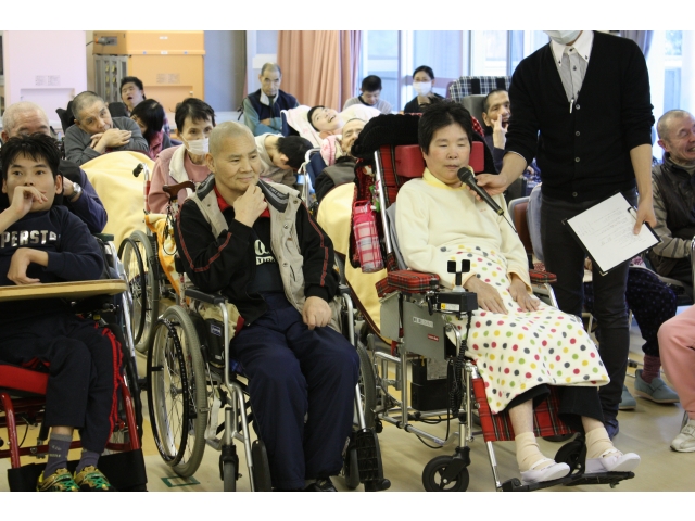 利用者さんから礼の言葉