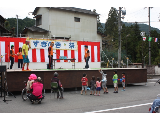 シャボン玉パフォーマンス