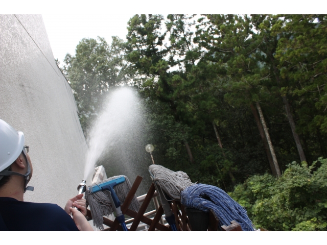 放水訓練も行いました