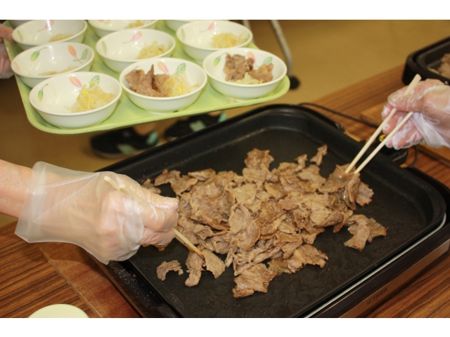 近くで焼いているのでいいにおい