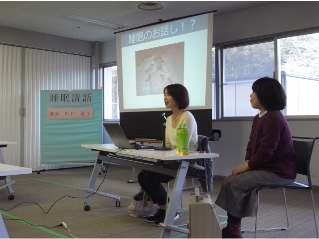 原田様と、体操を指導してくれた佐野様