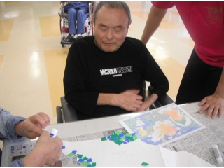 真剣な表情です