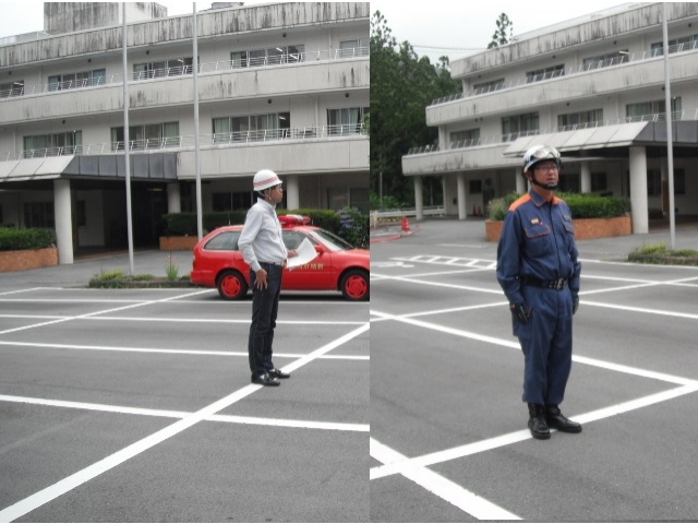 岡田所長と東栄分署副所長からの