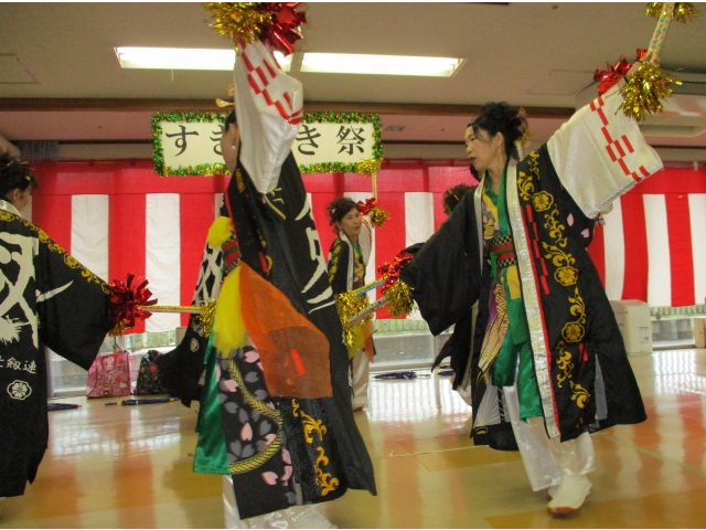 よさこい踊りの北剱連さん