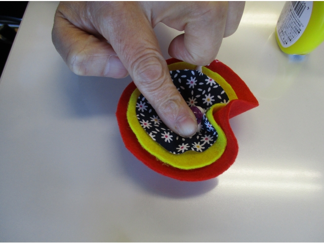 ペットボトルの蓋に