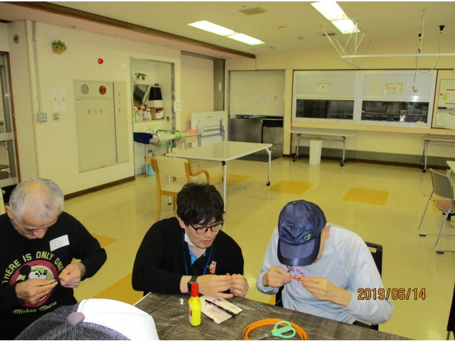 役場の職員さんと一緒に作ります