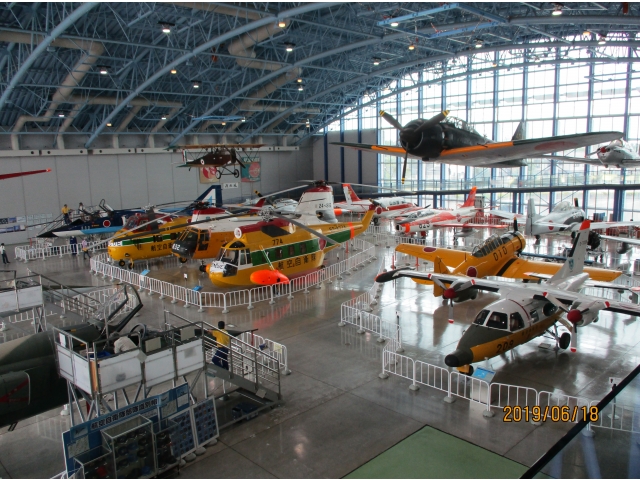 実物の飛行機が沢山ありました
