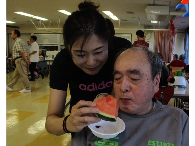 甘くておいしいすいかでした