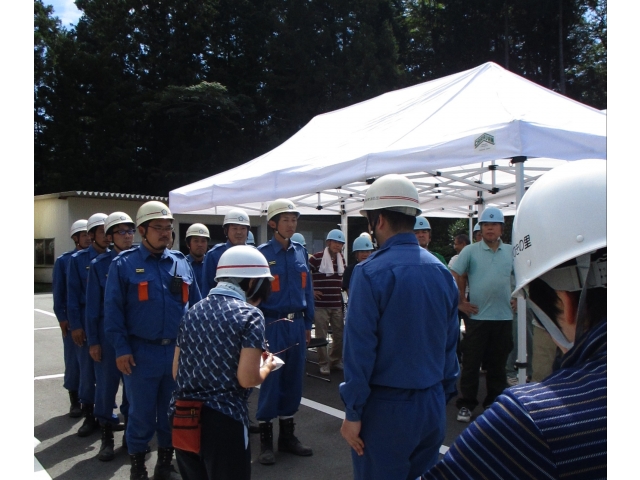 消防団の方に避難誘導を依頼