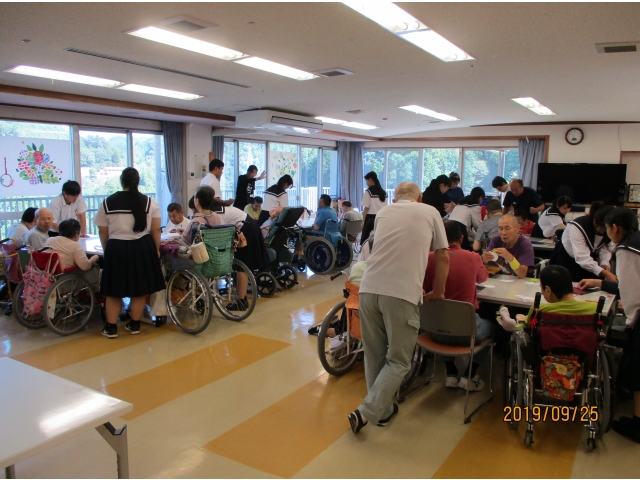 グループに分かれて