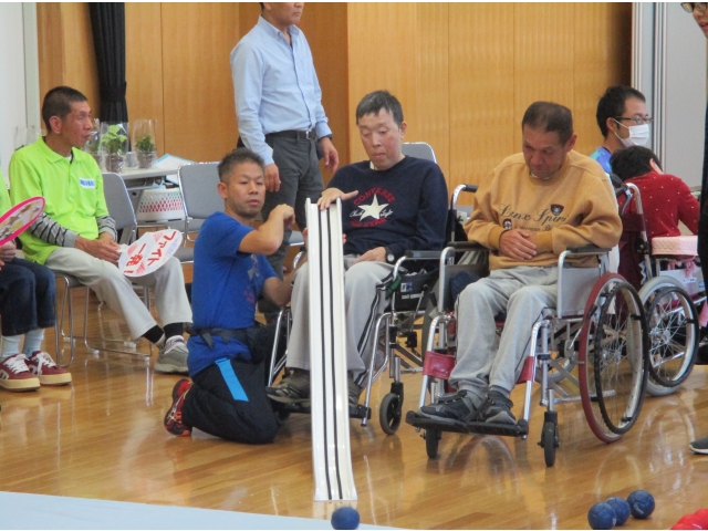 男子チーム、真剣です