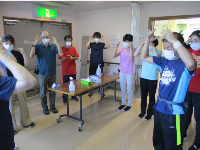 もう一回、エアー訓練