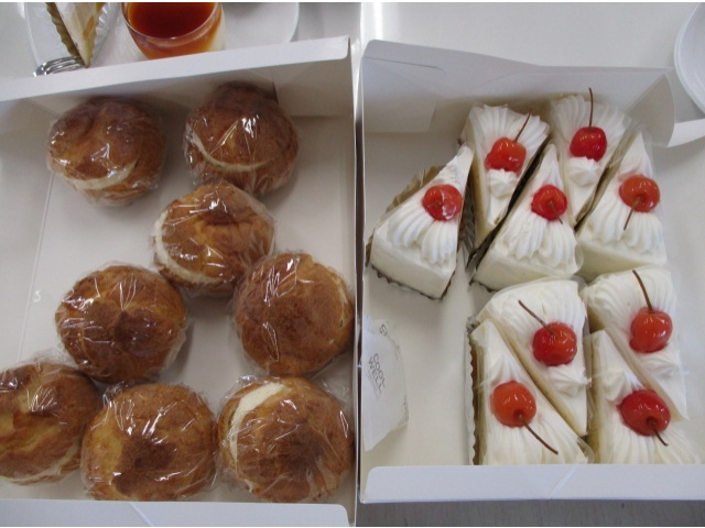 シュークリーム・ショートケーキ