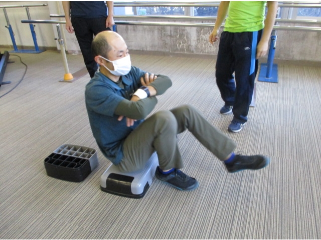 高さ10cmから片足立ち