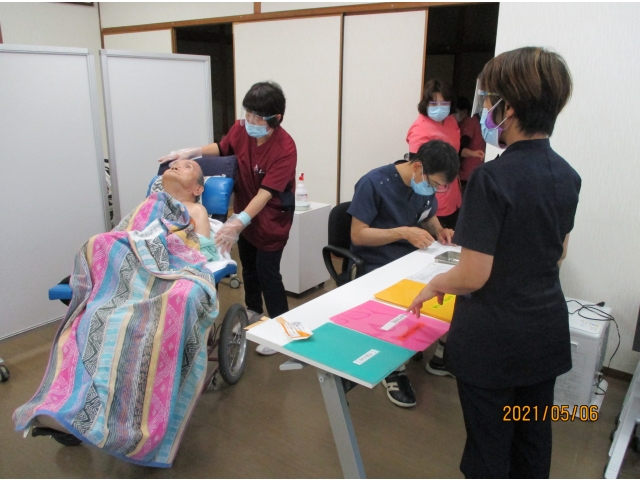 最高齢の方から接種開始