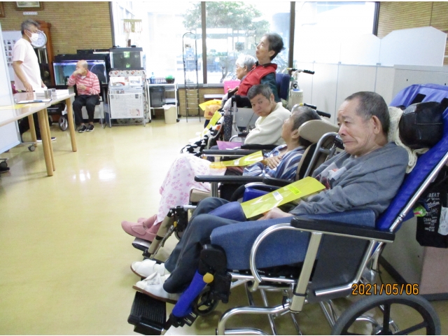 接種後の待機場所