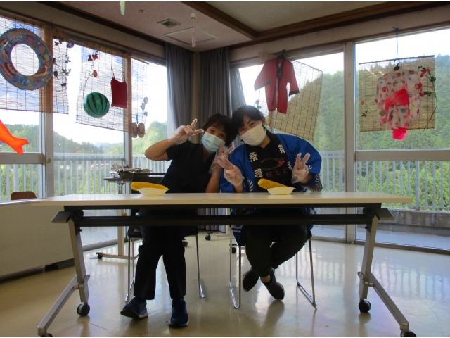 とうもろころ早食い大会