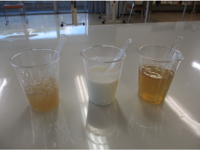 量によってのつき方確認