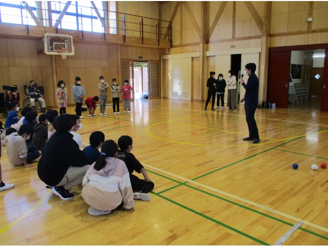 ボッチャ競技審判員！鈴木より説明