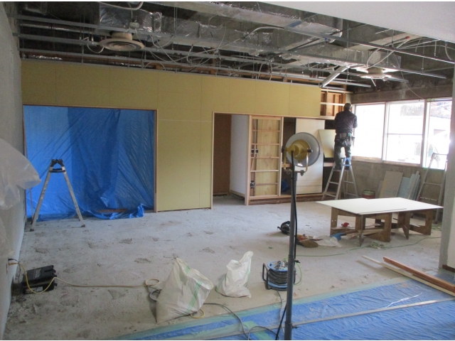 改修スタート！