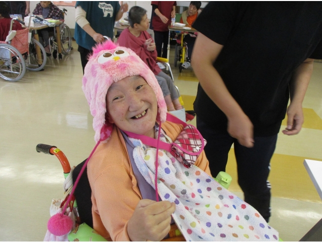 景品を早速着用！