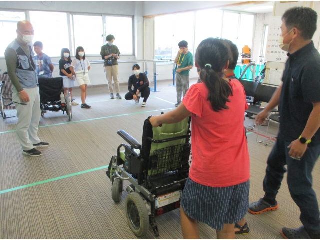 電動車いす体験
