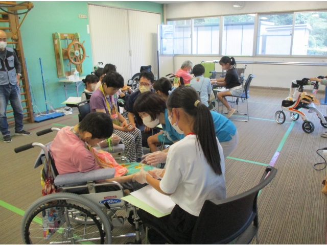 みなさん手順に沿って声がけをしてくれました