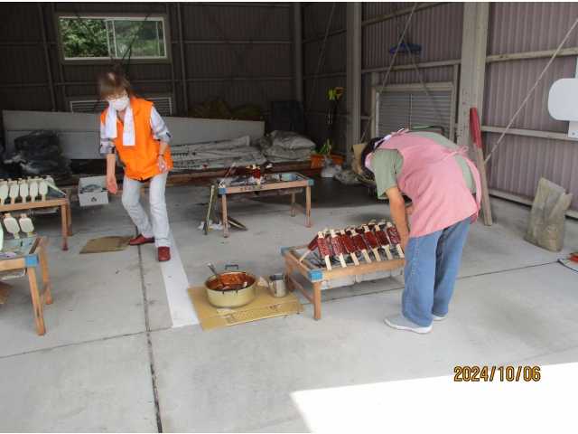 たらちねの会のみなさまが丁寧に焼いてくださいました