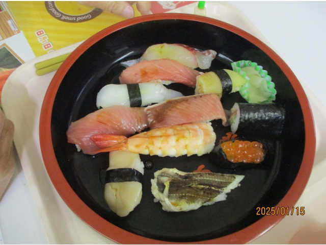 こちらは一番人気の特上にぎり🍣