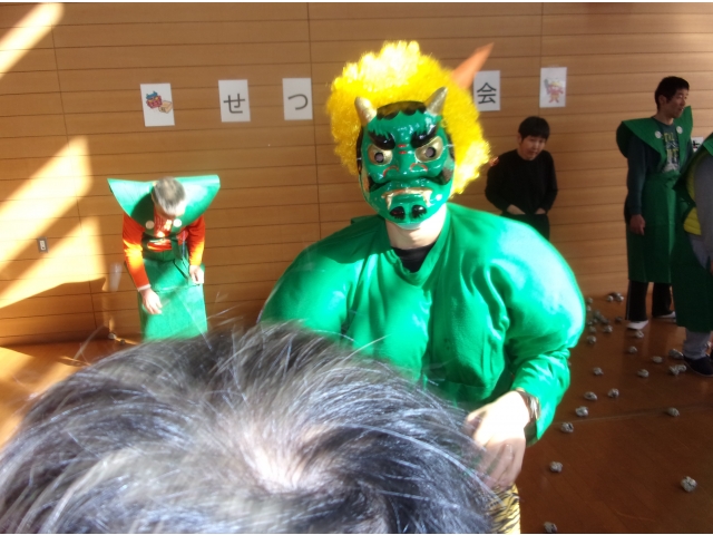 怖～い！鬼です☆鬼は外！！