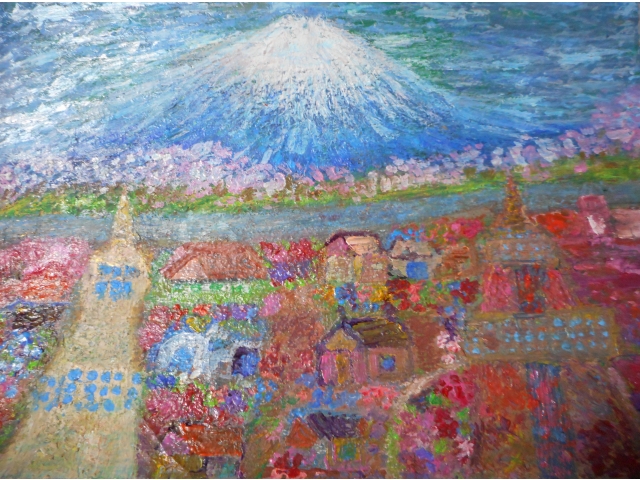 「東京からの富士山」