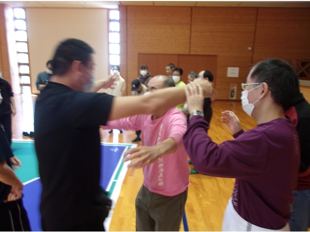 感動そして抱擁の瞬間。