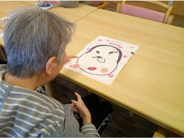 目を閉じてがんばった