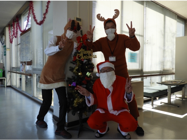 記念撮影。メリークリスマス！