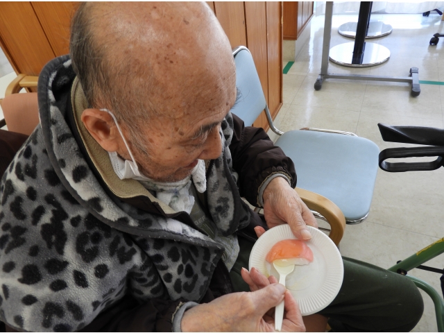 ミキサー食の方もお寿司？
答えは右の写真へ→