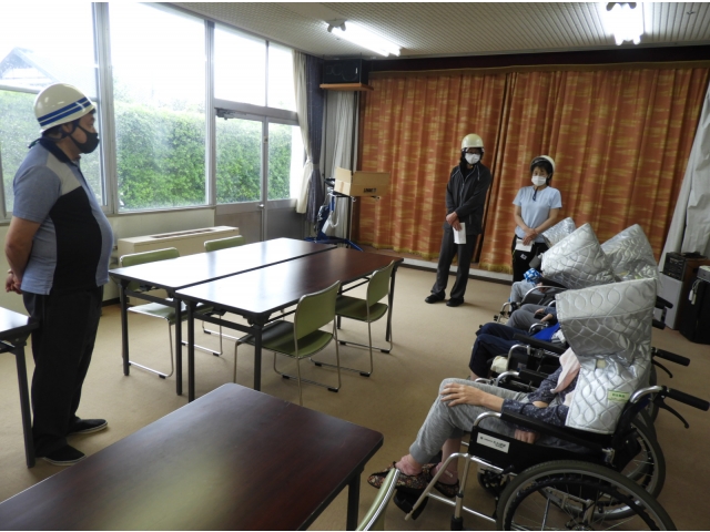 避難完了です！！