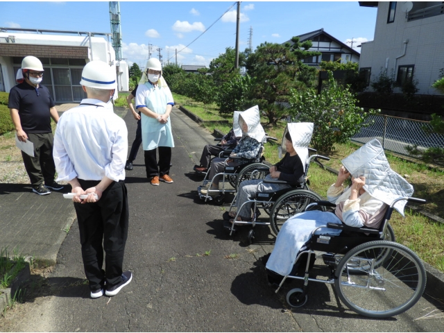 無事避難完了です