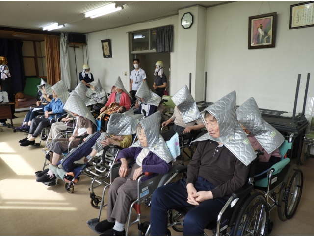 無事、避難終了。　