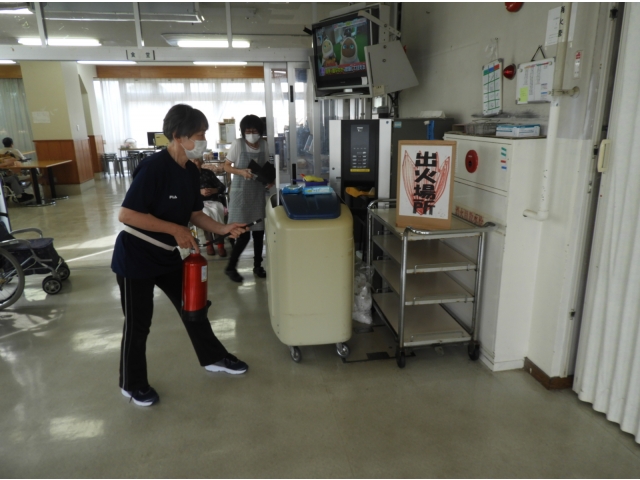 急いで初期消火！　